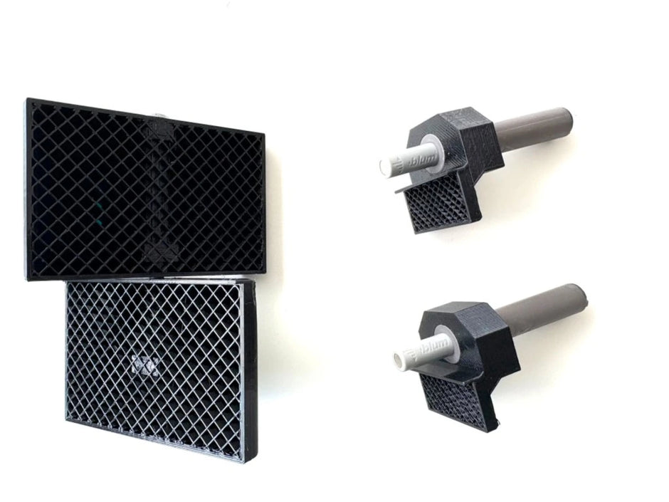 Inspection Door System EasyToTile R10 – 2× Pivot Hinges + 2× Click Mechanisms