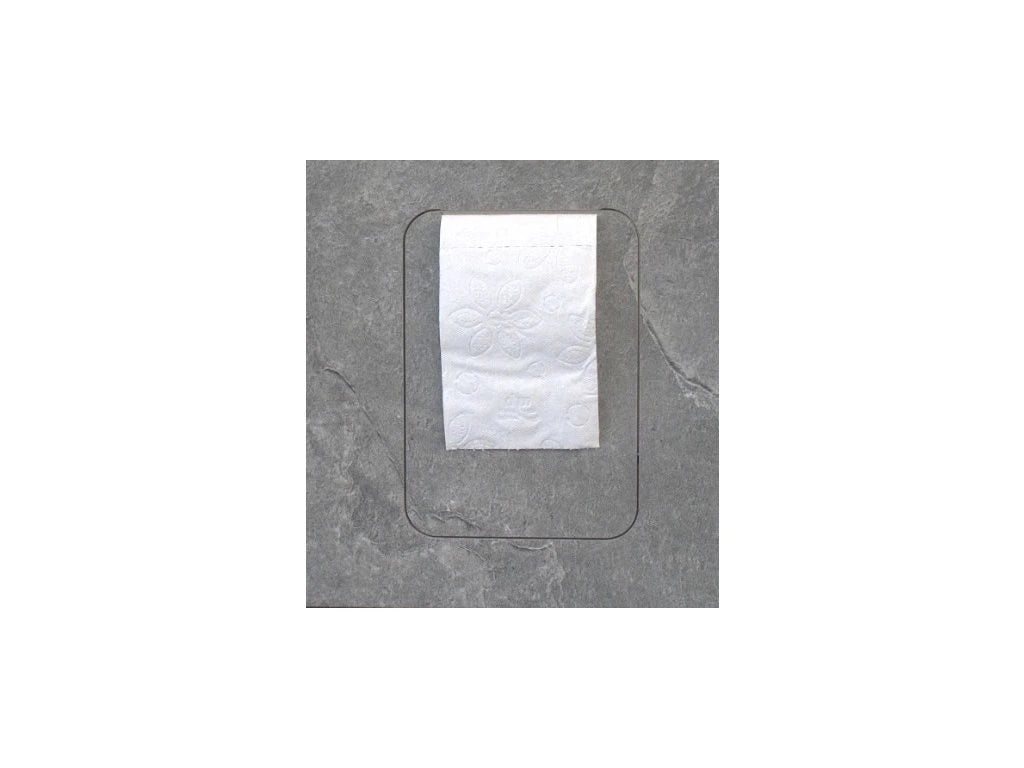 Integrated Toilet Paper Holder EasyToTile (Under Tiles)