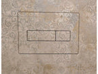 Concealed WC Flush Plate EasyToTile – Geberit Sigma with Blue BASE (3-in-1 Cutout)