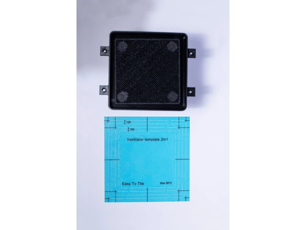 Peidetud Ventilaatori Süsteem EasyToTile 100 mm