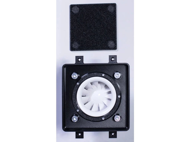 Varjatud Ventilaatori Süsteem EasyToTile Täiskomplekt 100 mm (ventilaatoriga)