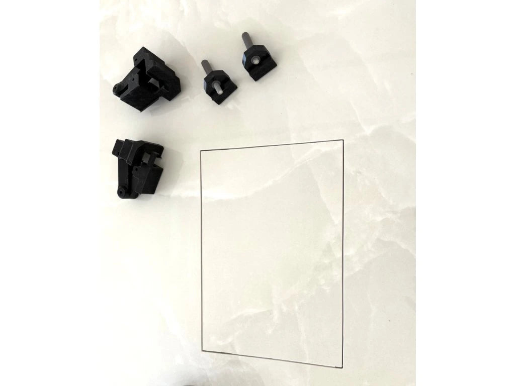 Magnetic Inspection Door System EasyToTile for Arched Corner R10 (Radius R10)