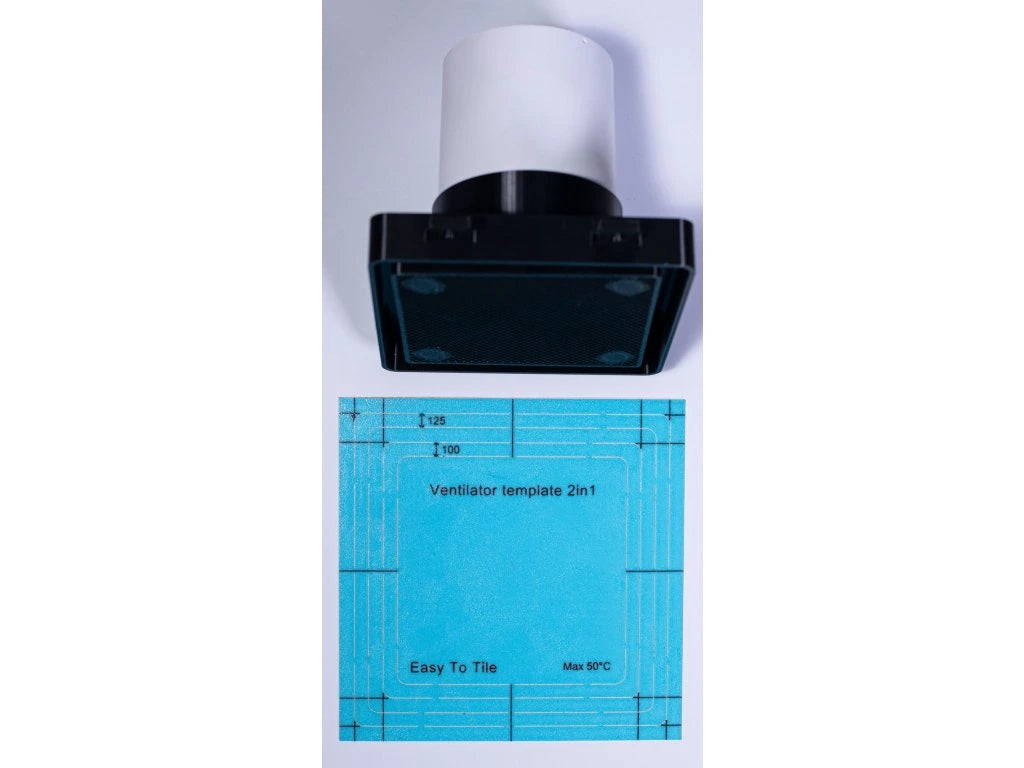 Varjatud Ventilaatori Süsteem EasyToTile Täiskomplekt 125 mm (ventilaatoriga)