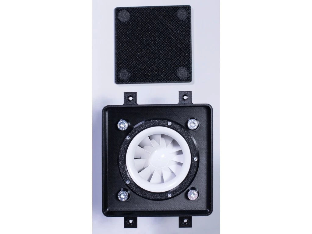 Varjatud Ventilaatori Süsteem EasyToTile Täiskomplekt 125 mm (ventilaatoriga)