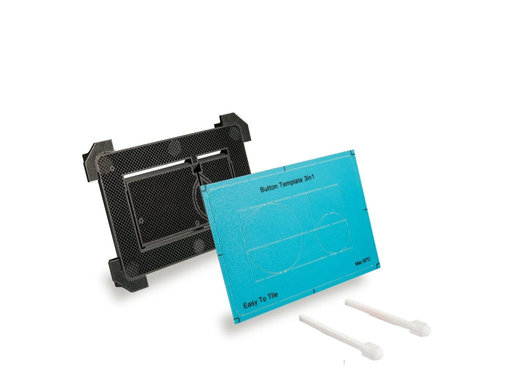 Встроенная магнитная панель смыва для унитаза EasyToTile – Geberit Delta (вырез 3-в-1)