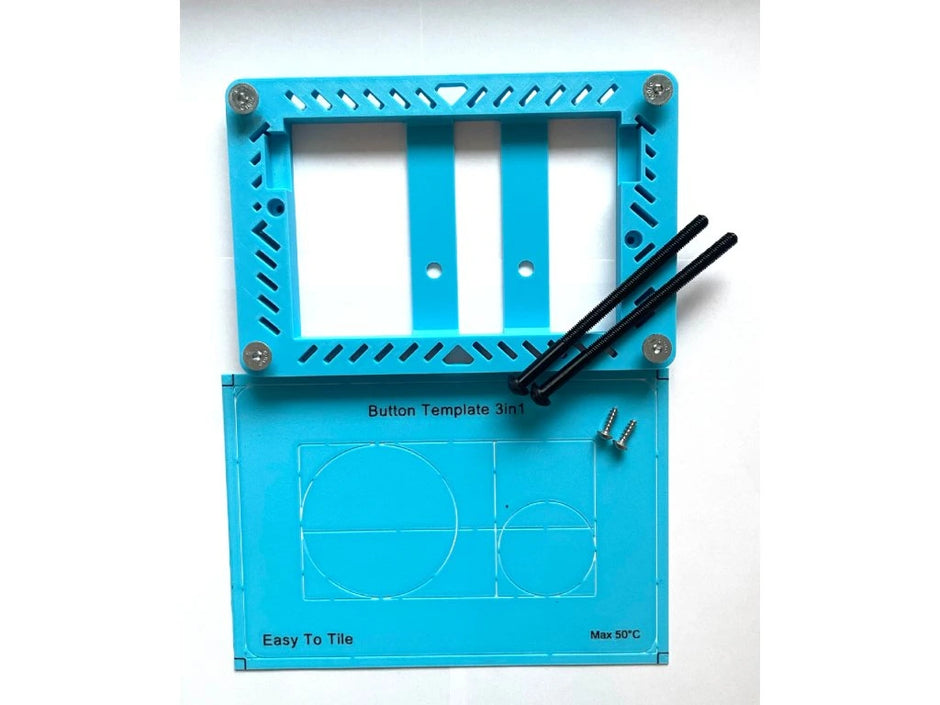 Скрытая панель смыва для унитаза EasyToTile – Geberit Delta с закругленными краями (вырез 3-в-1)