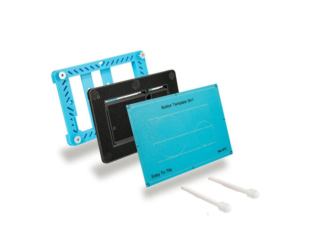 Скрытая панель смыва для унитаза EasyToTile – Geberit Delta с закругленными краями (вырез 3-в-1)