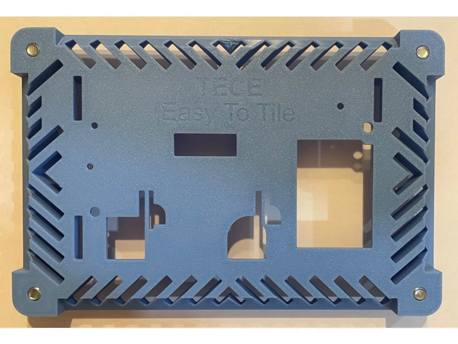 Concealed WC Flush Plate EasyToTile – TECE (3-in-1 Cutout)