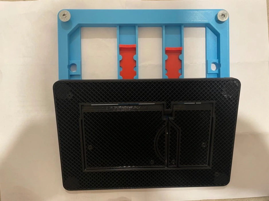 Скрытая кнопка смыва унитаза EasyToTile – Alca / Alcaplast (вырез 3-в-1)