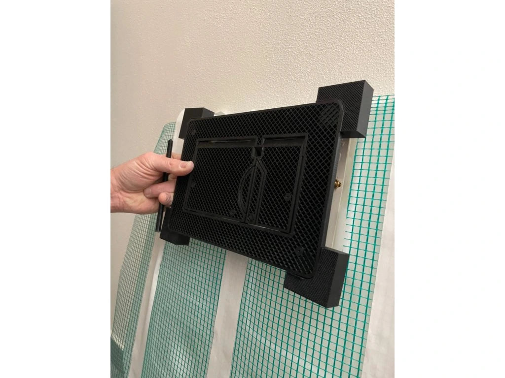 Concealed WC Flush Plate EasyToTile – Pucci (3-in-1 Cutout)