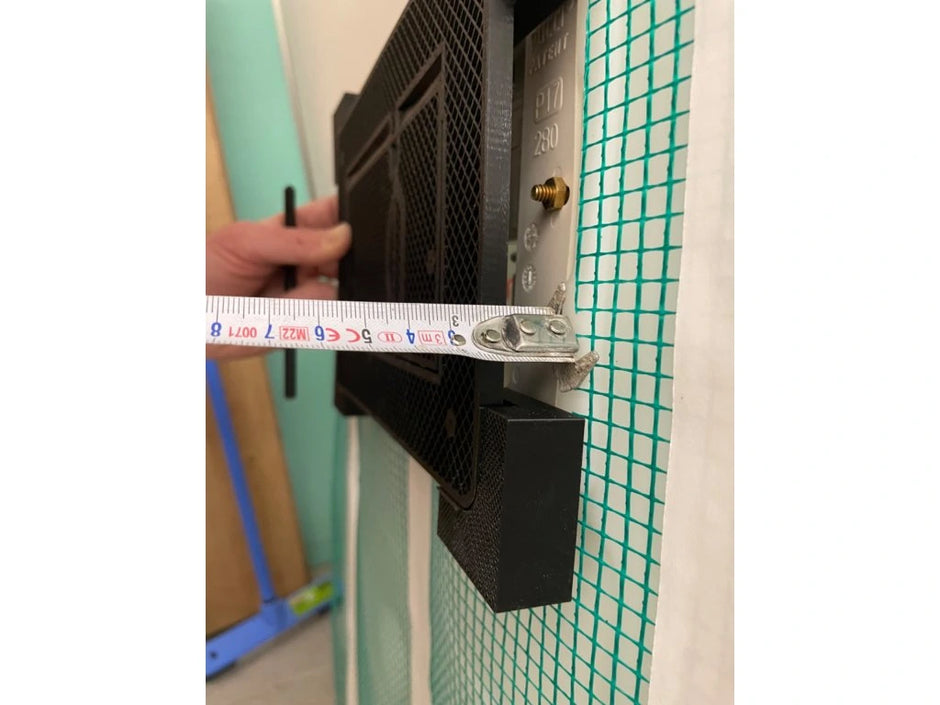 Concealed WC Flush Plate EasyToTile – Pucci (3-in-1 Cutout)