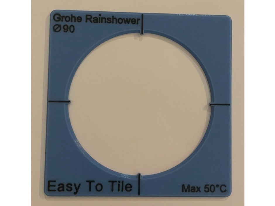 Dušisüsteemi Paigaldusmall EasyToTile – Grohe RainShower (12 × 12 cm)